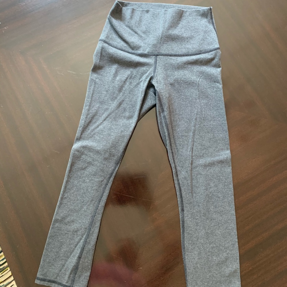 Lulu Lemon Leggings Grey High Waisted